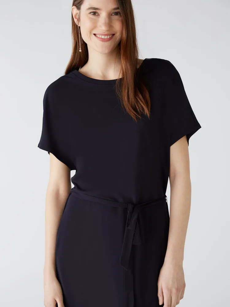 Oui Dress Dark Blue