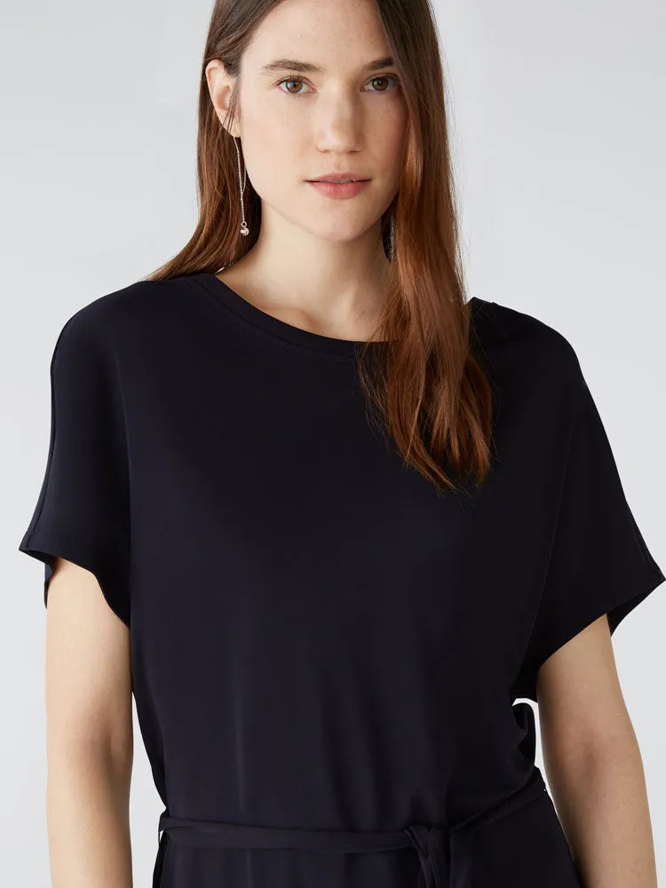 Oui Dress Dark Blue