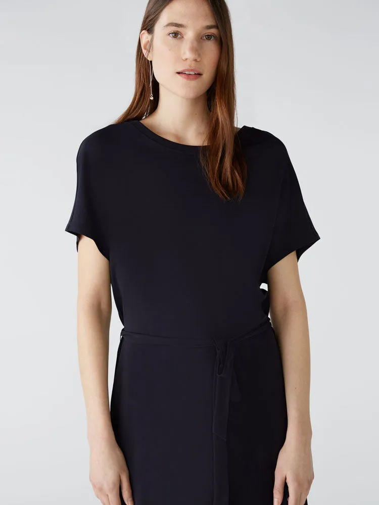 Oui Dress Dark Blue
