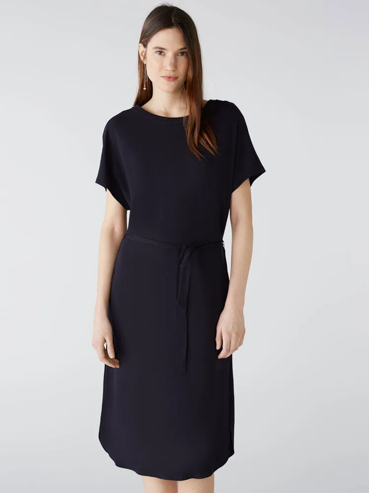 Oui Dress Dark Blue