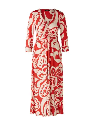 Oui Dress Red & White