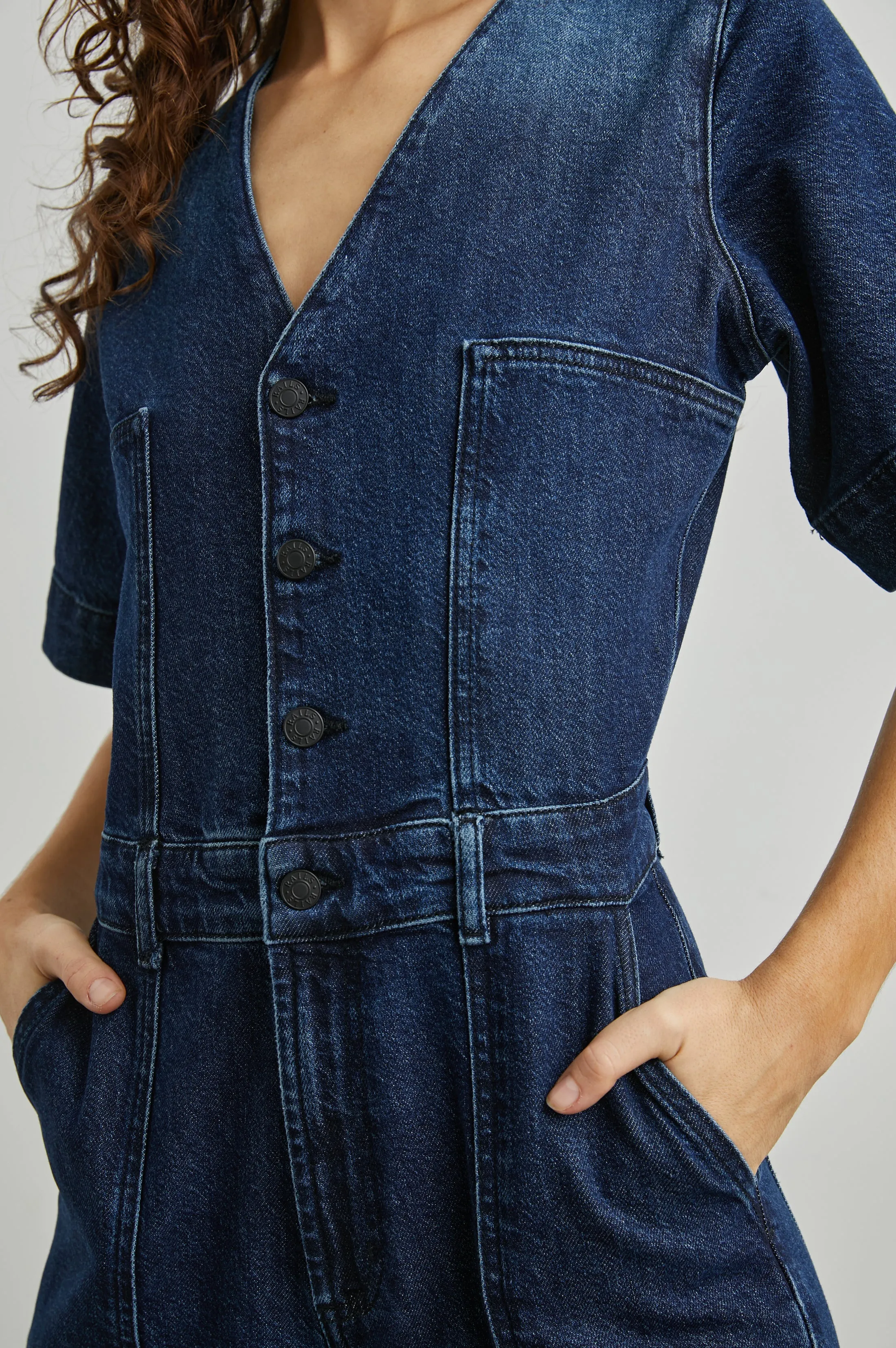 PALISADES JUMPSUIT - BLUE MOON Rails