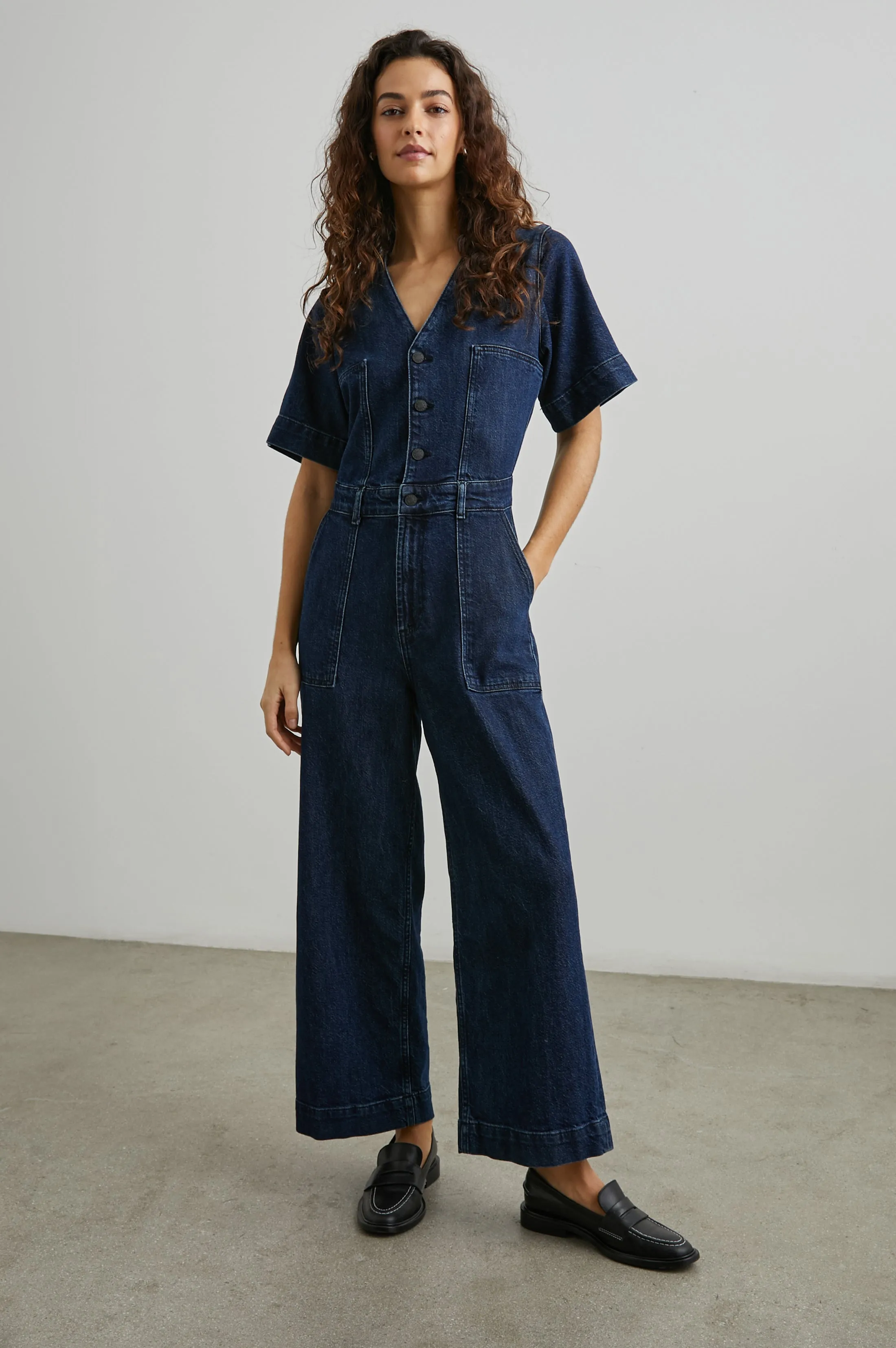 PALISADES JUMPSUIT - BLUE MOON Rails