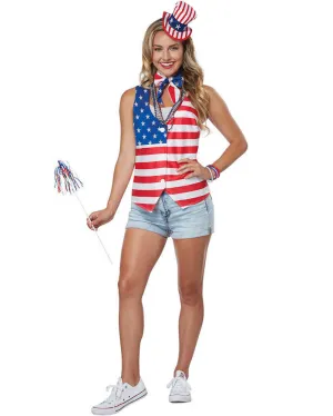 Patriot Lady Womens Costume Kit