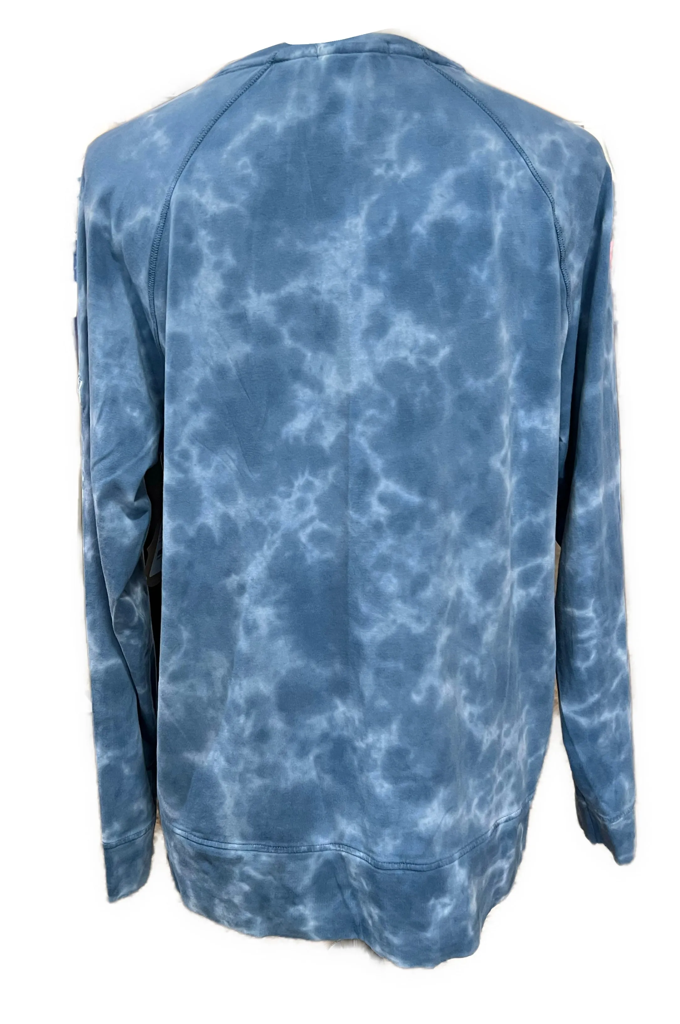 Peter Millar Women's Blue Tye-dyed Top Size M MSP$130