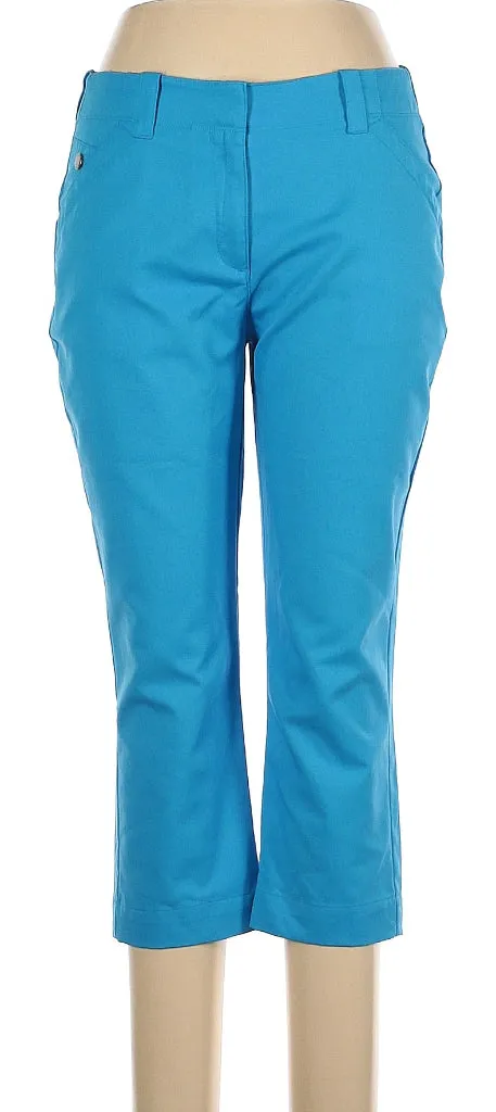 PGA Tour Women's Turquoise Capris Size 10