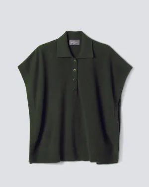 Polo poncho with polo neck Eric Bompard