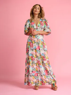 Pom Dress Charley Dress Tropical Bouquet