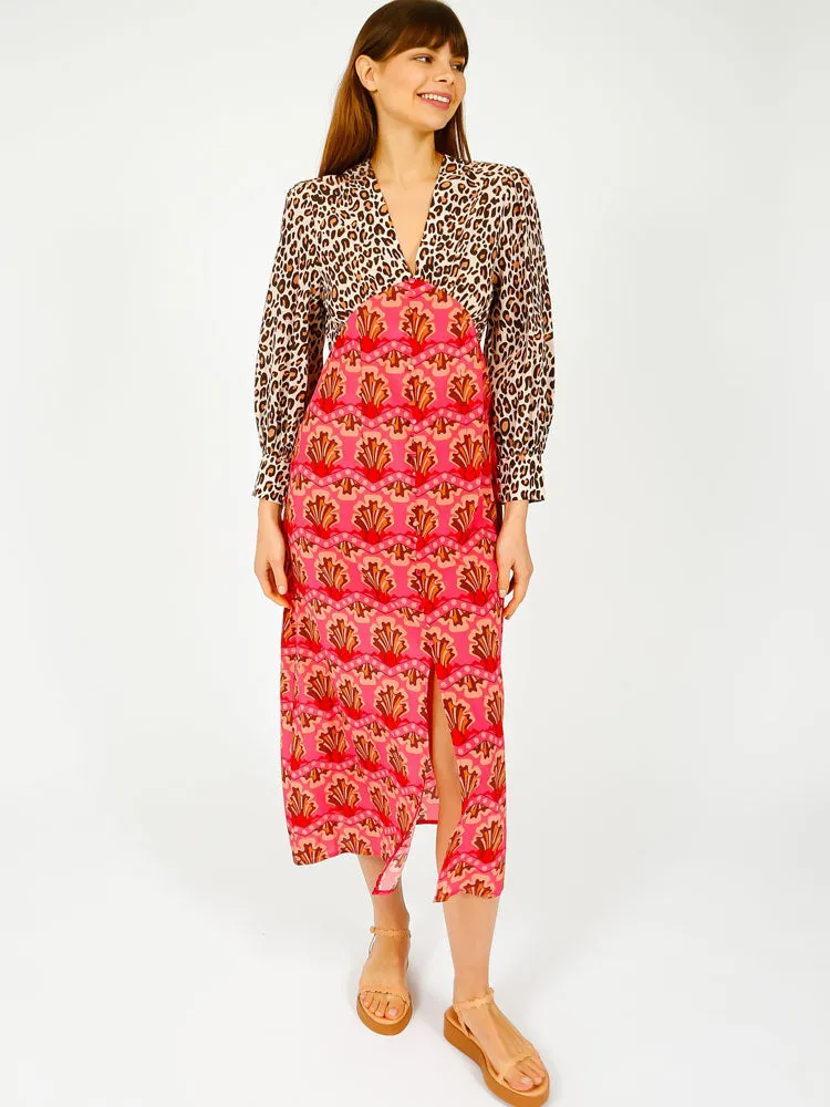 Primrose Park Opal Dress Leopard & Zig Zag
