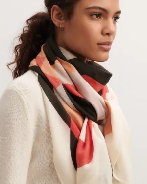 Printed square scarf Eric Bompard