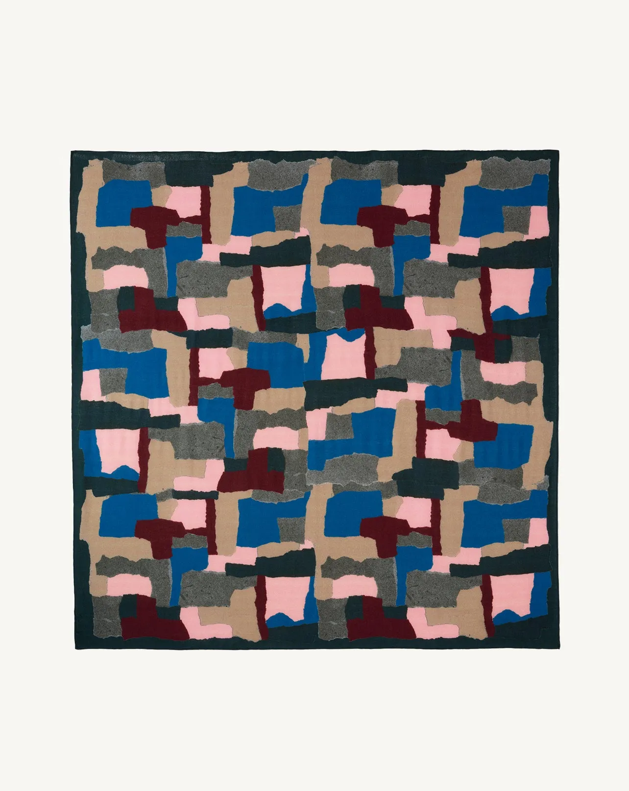 Printed square scarf Eric Bompard