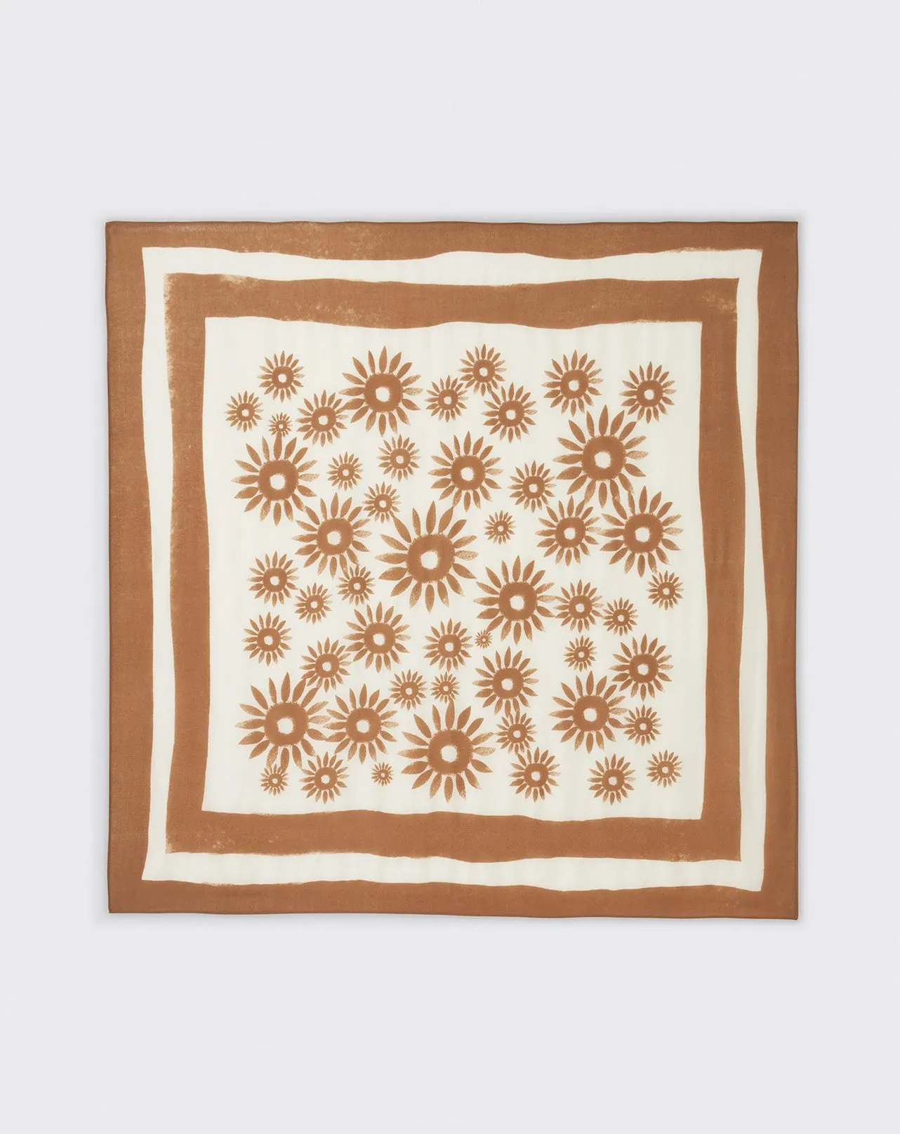 Printed square scarf Eric Bompard