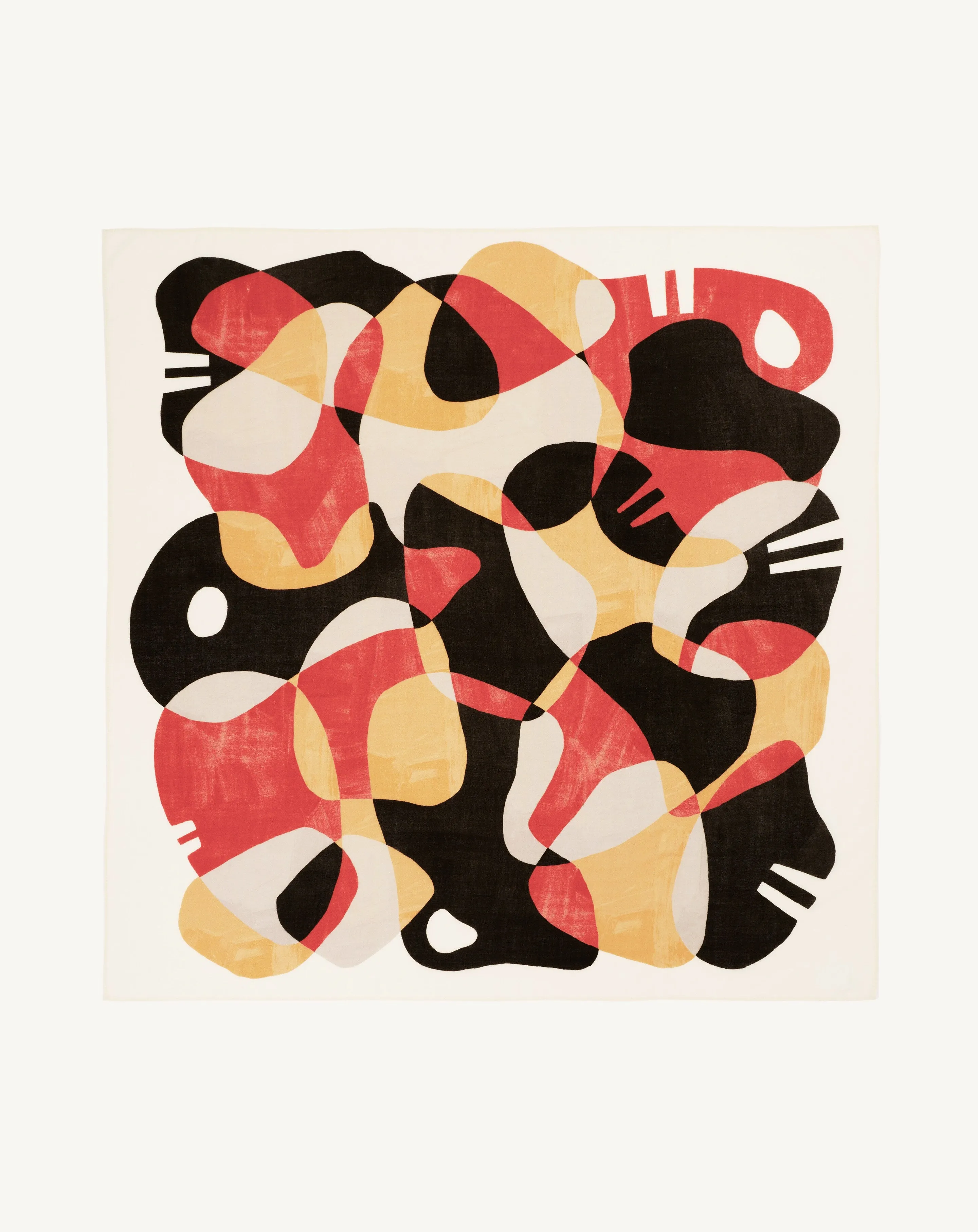 Printed square scarf Eric Bompard