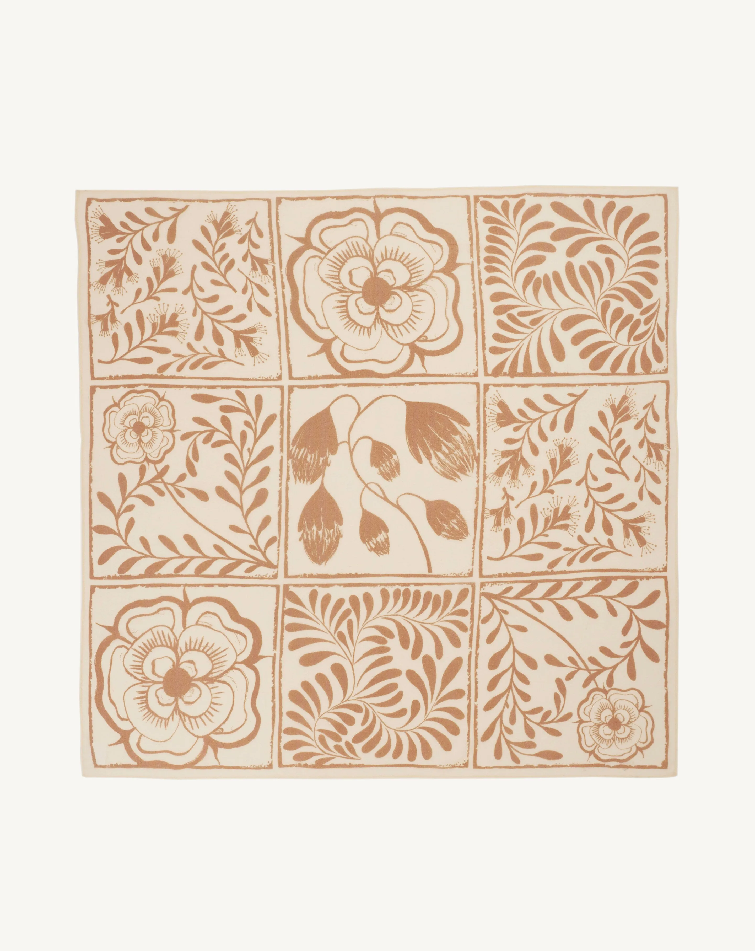 Printed square scarf Eric Bompard