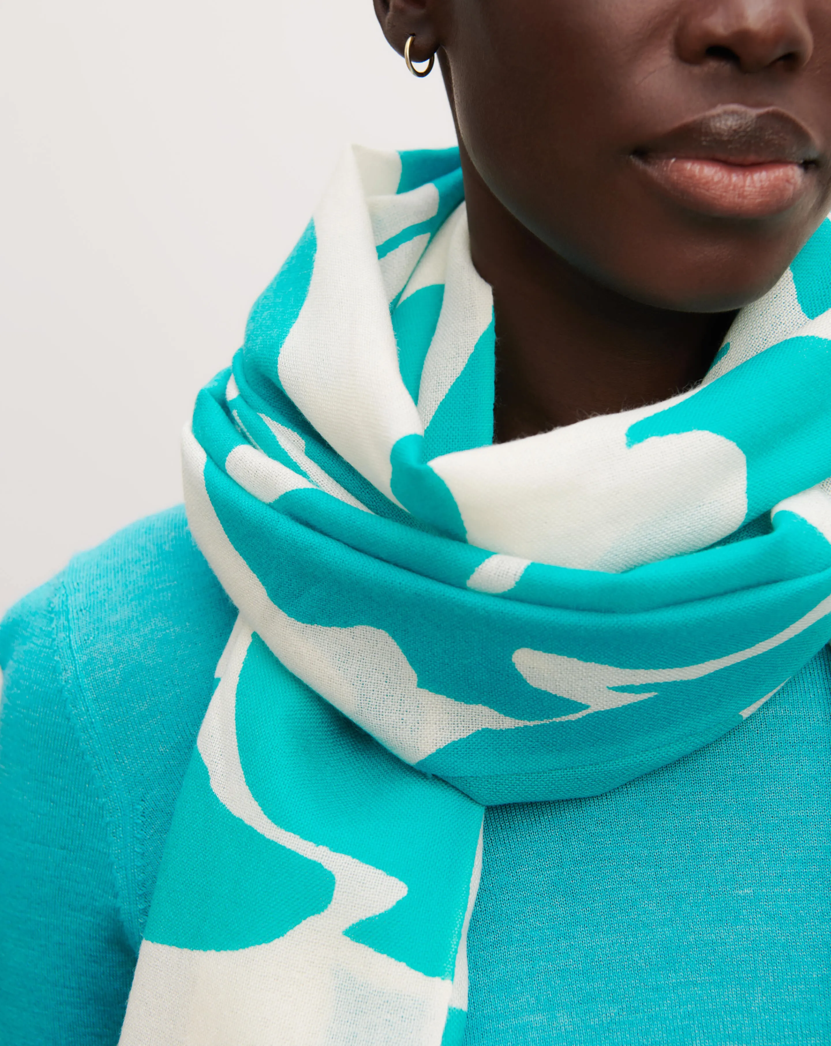 Printed stole Eric Bompard