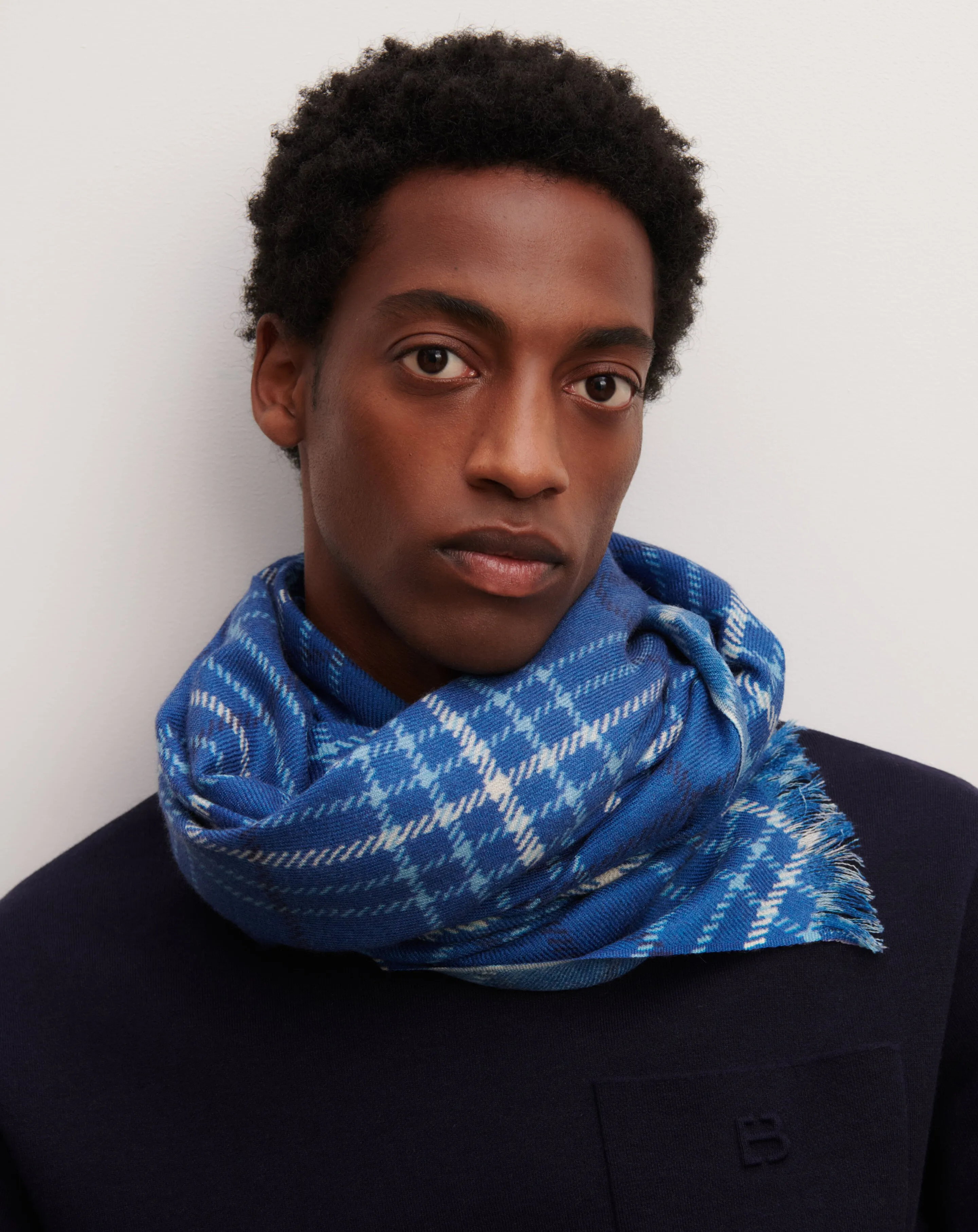 Printed stole Eric Bompard