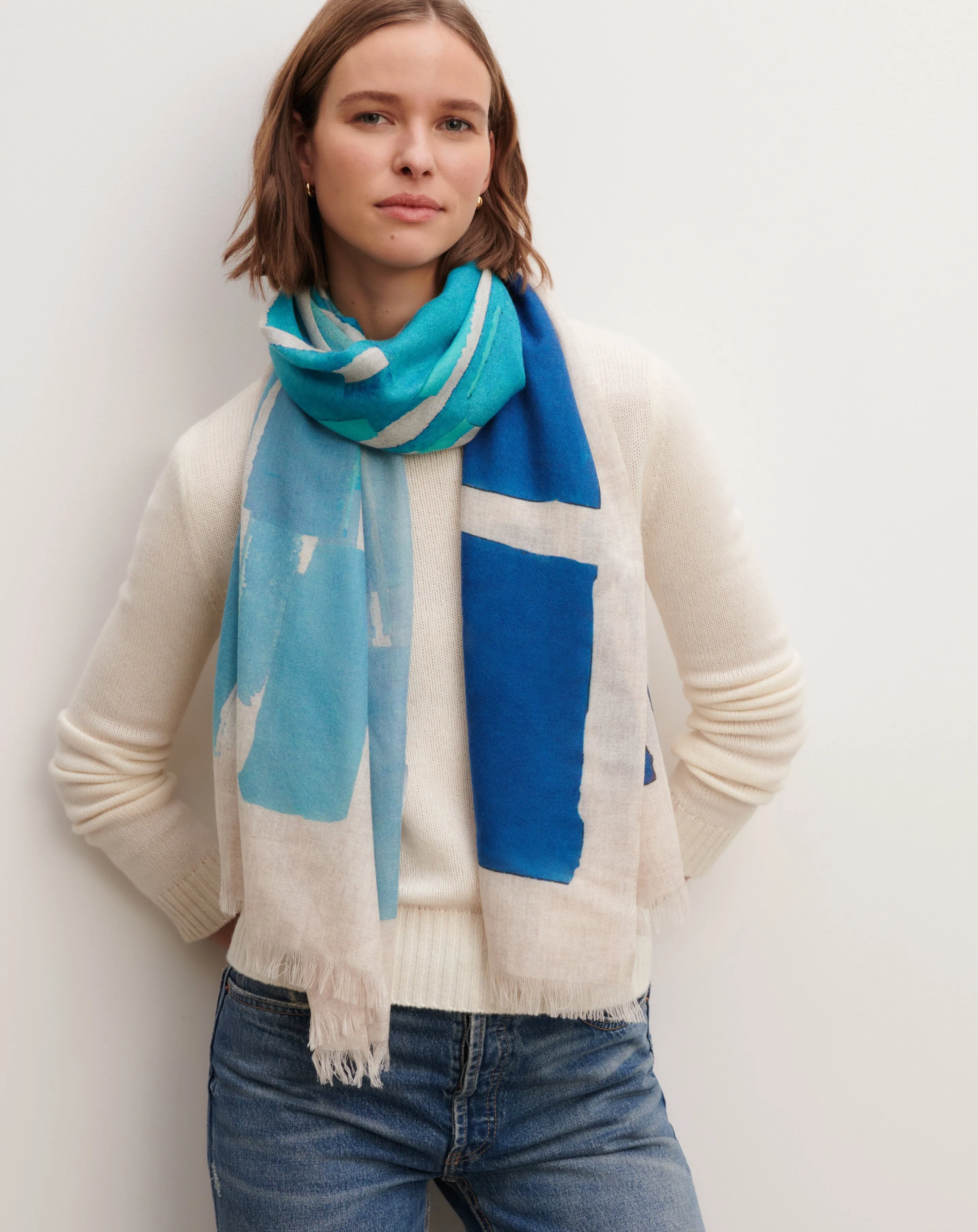 Printed stole Eric Bompard