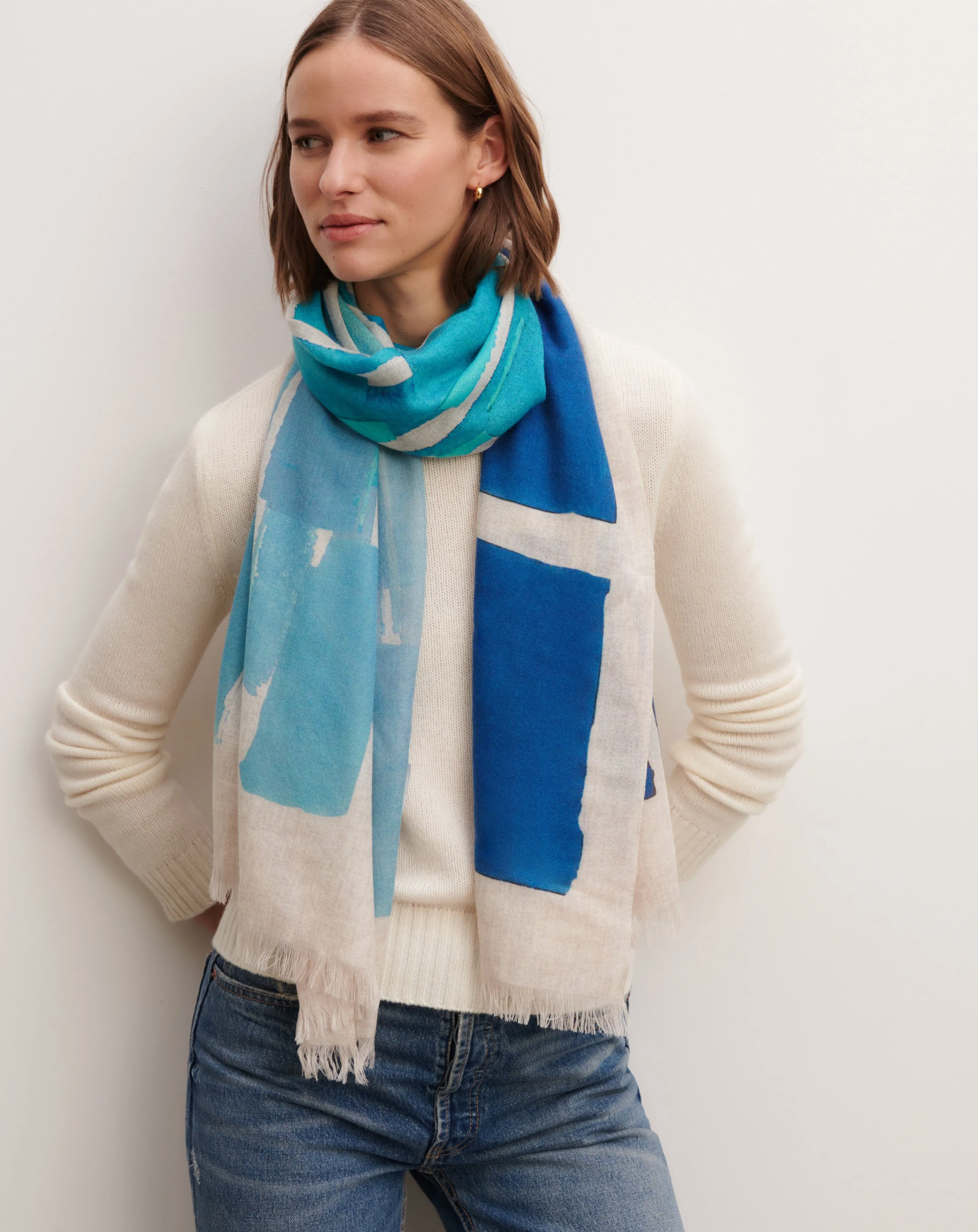 Printed stole Eric Bompard
