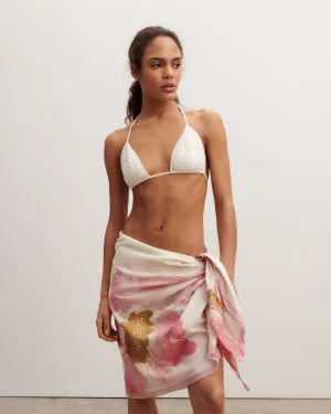 Printed summer giant stole Eric Bompard