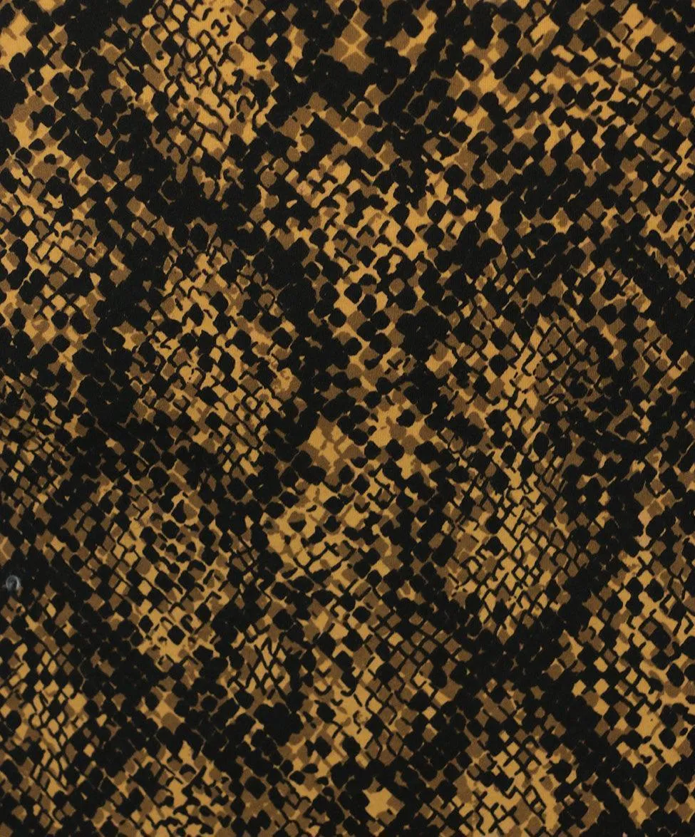 Proenza Schouler Black & Yellow Print Dress sz 2