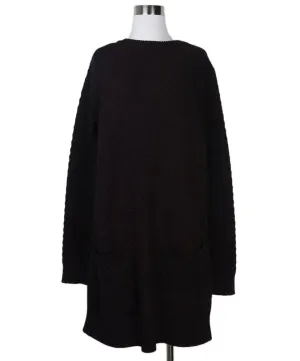 Proenza Schouler Purple & Black Wool Dress sz 8