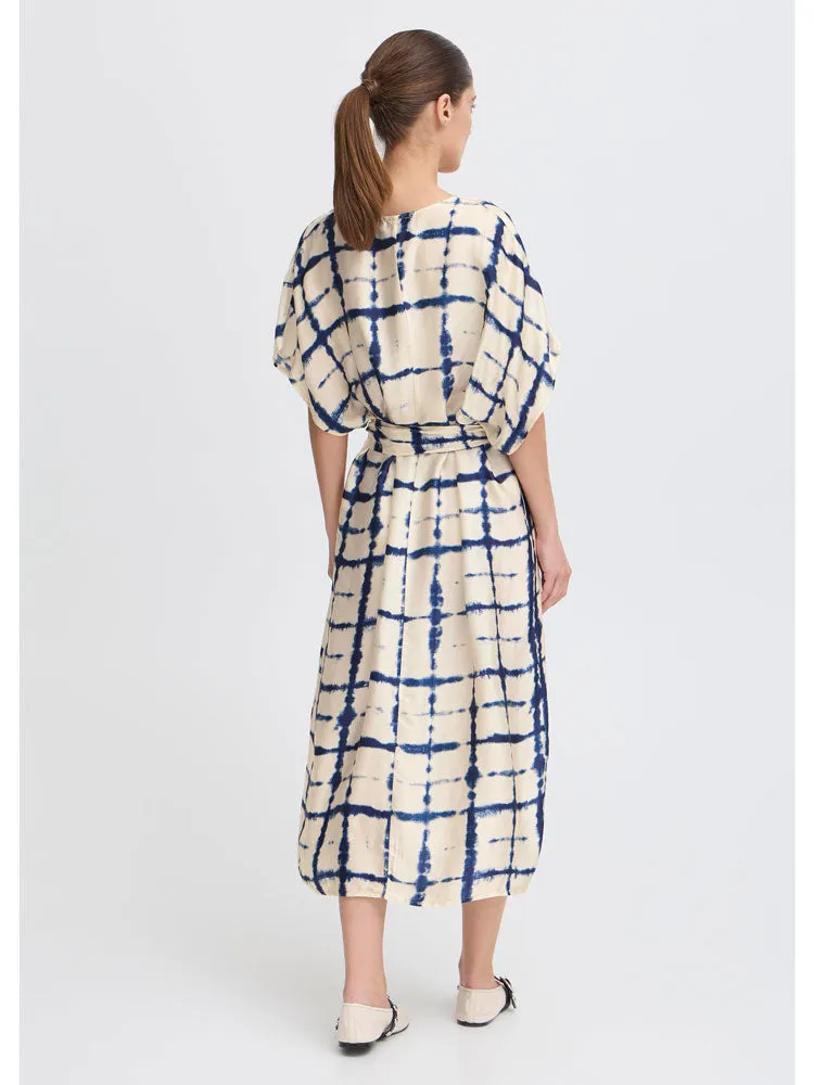 Pulz PzElani Dress Off White & Navy