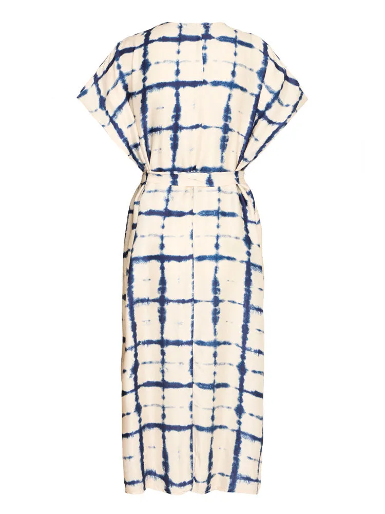 Pulz PzElani Dress Off White & Navy