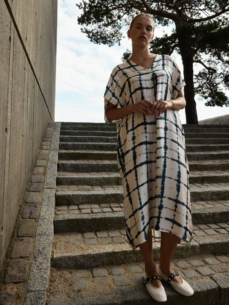 Pulz PzElani Dress Off White & Navy