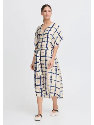 Pulz PzElani Dress Off White & Navy