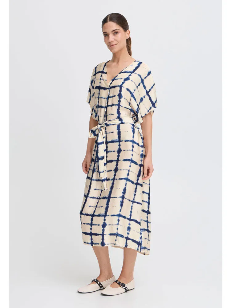 Pulz PzElani Dress Off White & Navy