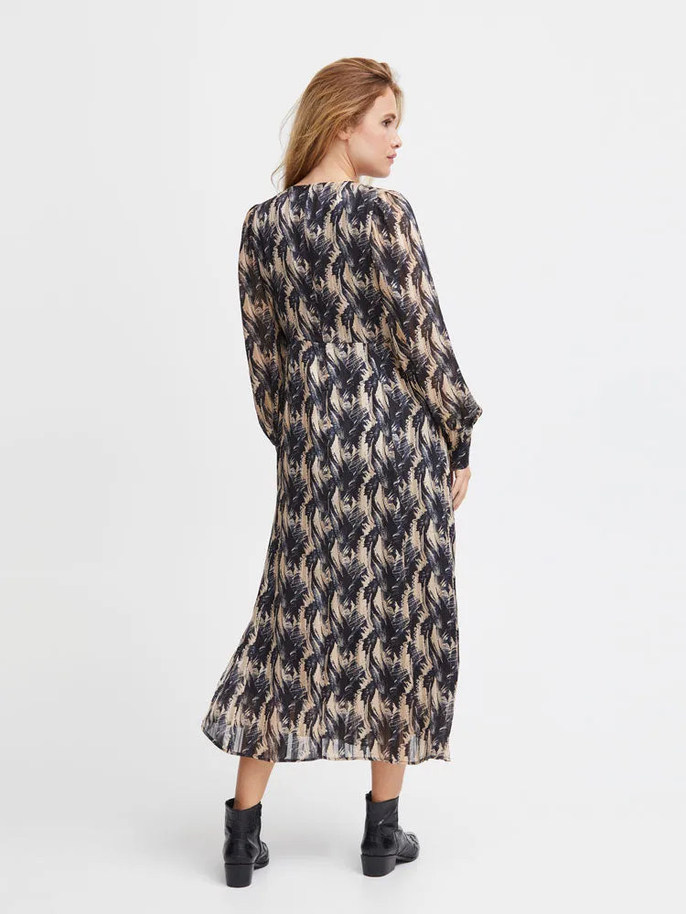 Pulz PzSabella Long Dress Frosted Almond