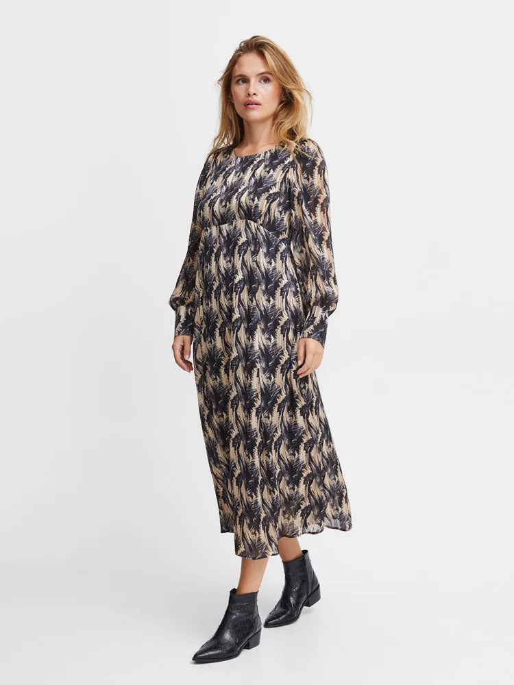 Pulz PzSabella Long Dress Frosted Almond