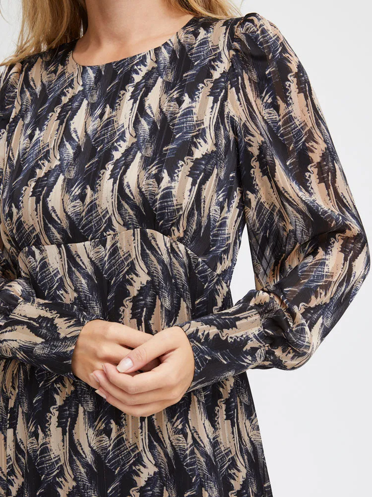 Pulz PzSabella Long Dress Frosted Almond