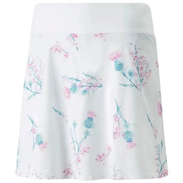 Puma Golf White Lowlands Floral Print Women's Skort Size M MSP$70