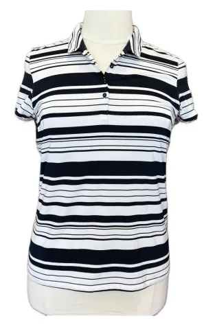 Puma Navy and White Polo Size XL MSP$50