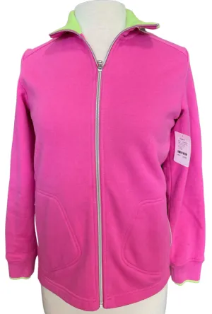 Ralph Lauren Golf Pink and Lime Full-Zip Sweatshirt Size S MSP$118