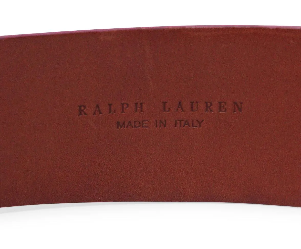 Ralph Lauren Pink Alligator Belt