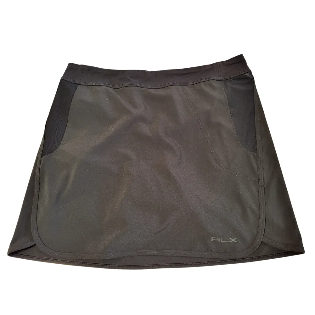 Ralph Lauren RLX Black Golf Skort Size M. MSP$128
