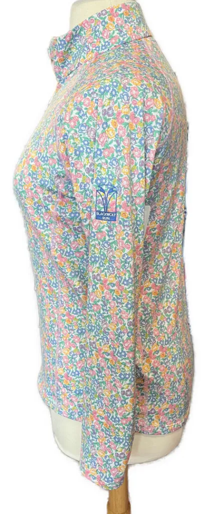 Ralph Lauren RLX Pastel Miniature Floral Print Golf Pullover w/ Logo Size L MSP$148