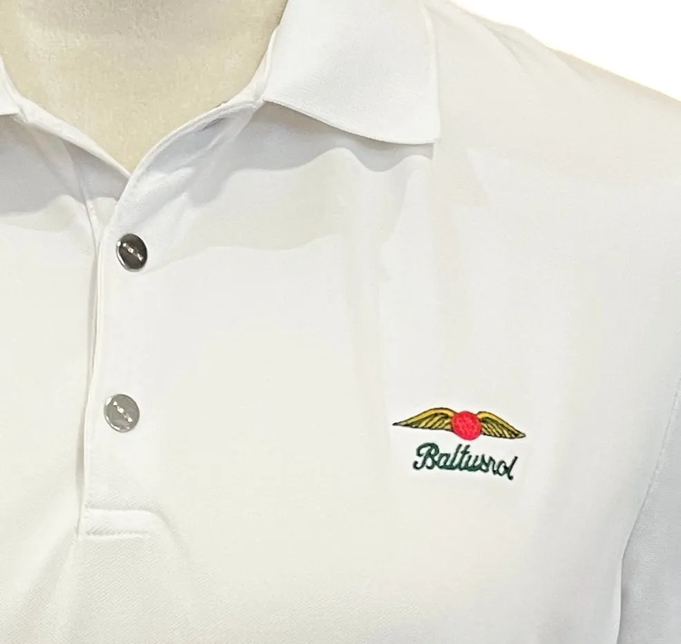 Ralph Lauren RLX Women's White Pique Polo w/ Loo Size M. MSP$110