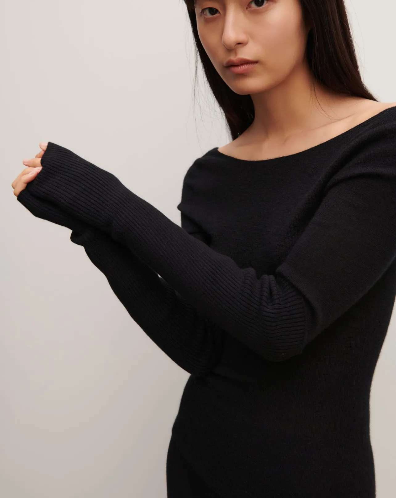 Ribbed arm warmers Eric Bompard