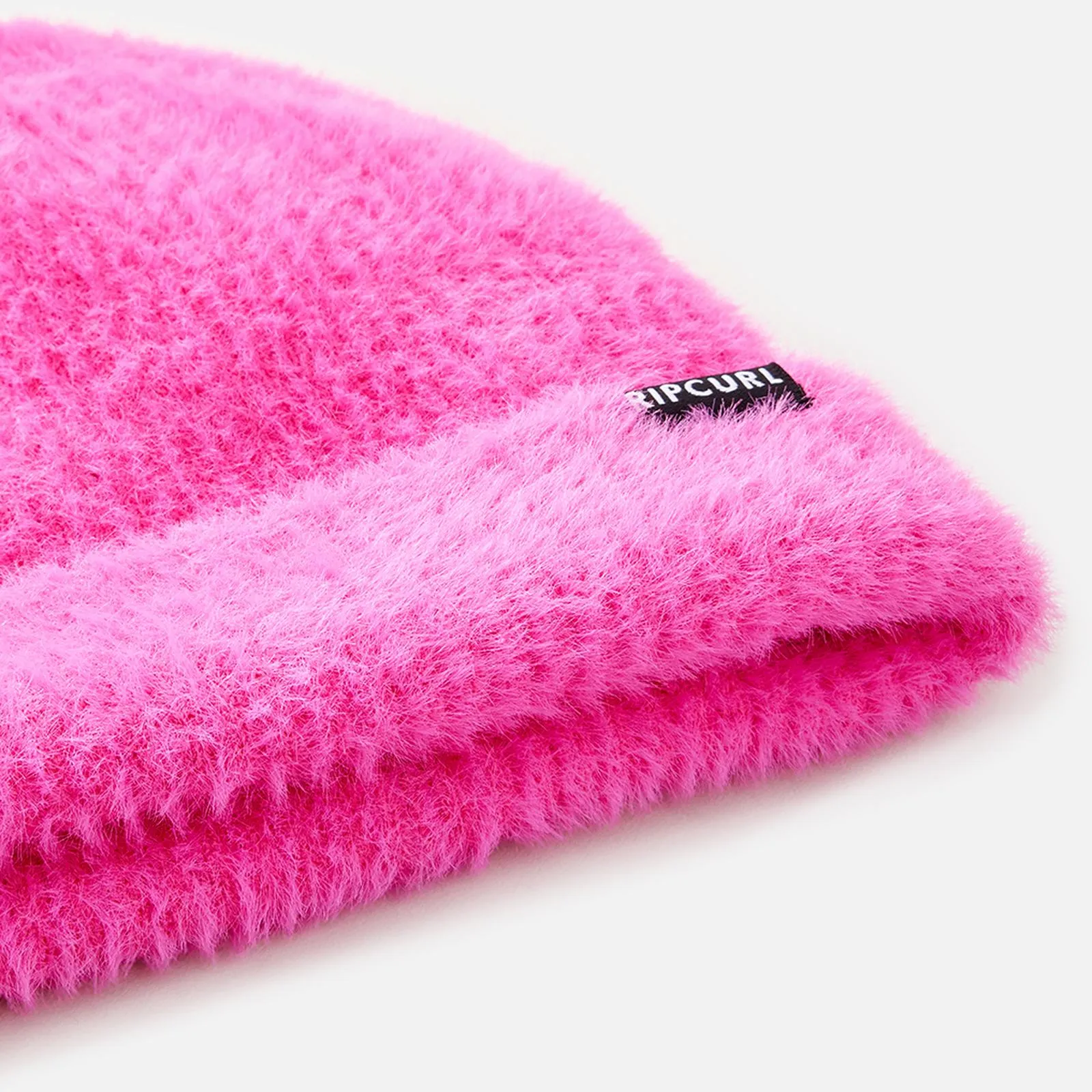 Rip Curl Womens Fuzzy Hat Beanie Wide Turn Up
