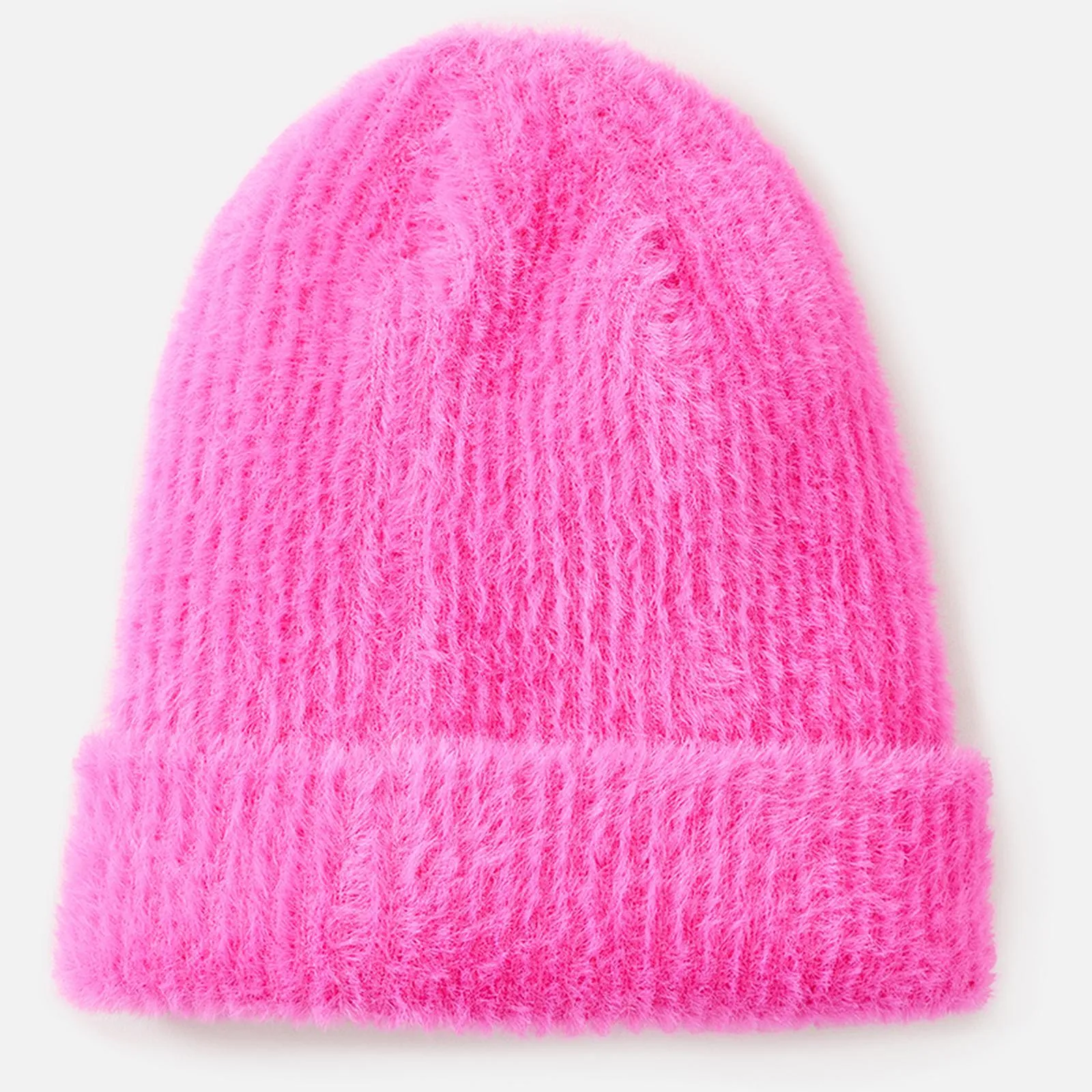 Rip Curl Womens Fuzzy Hat Beanie Wide Turn Up