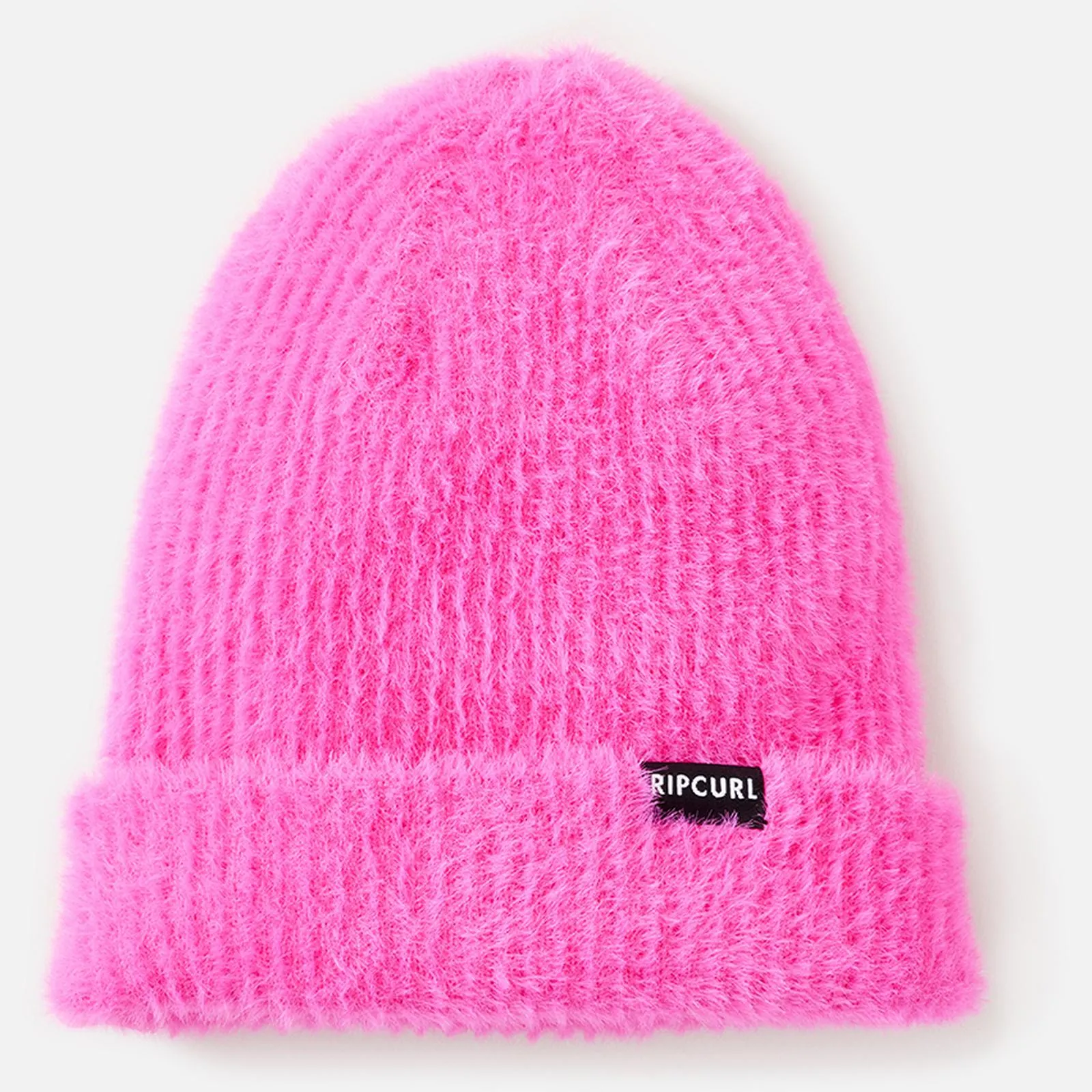 Rip Curl Womens Fuzzy Hat Beanie Wide Turn Up