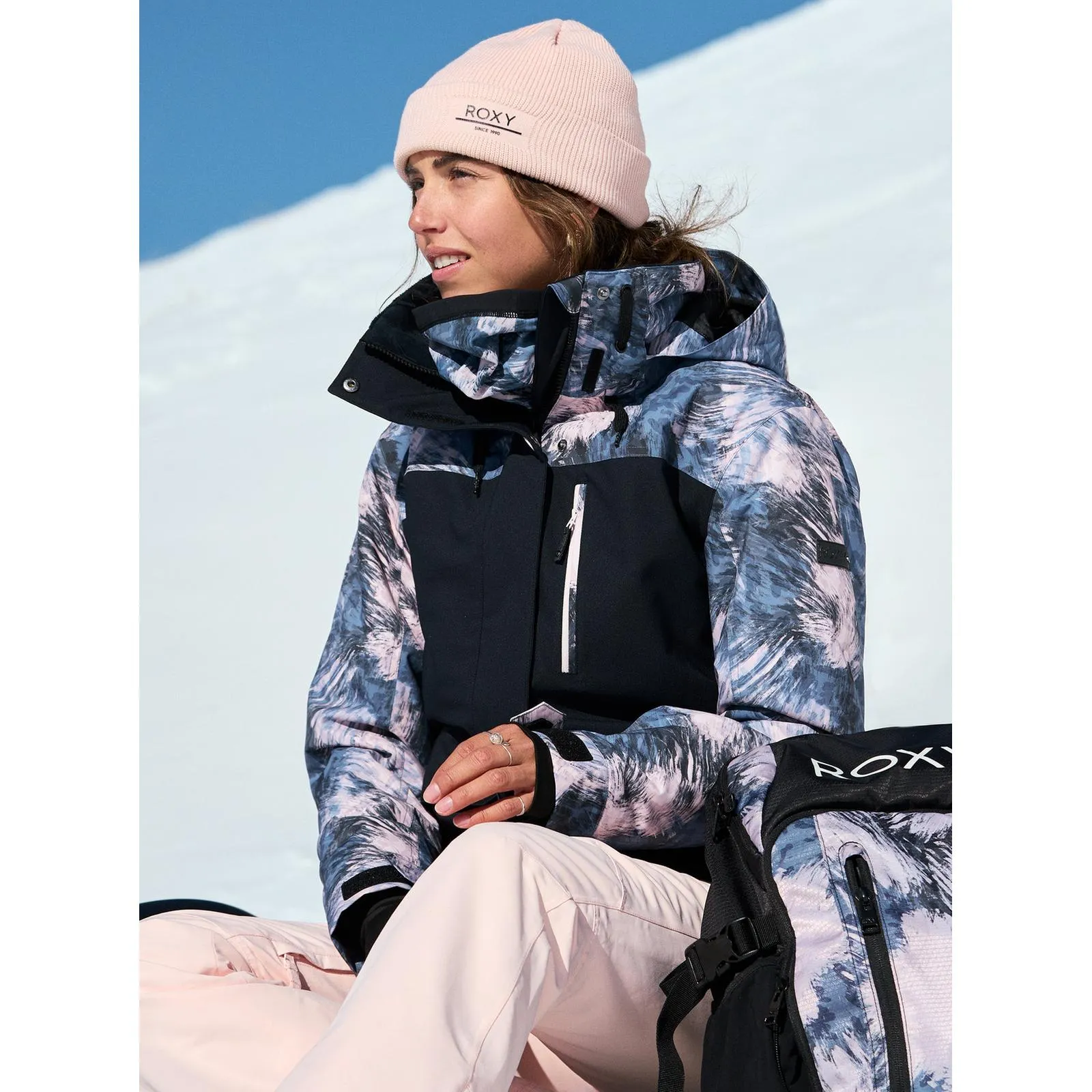 Roxy Womens Folker Rib Knit Beanie