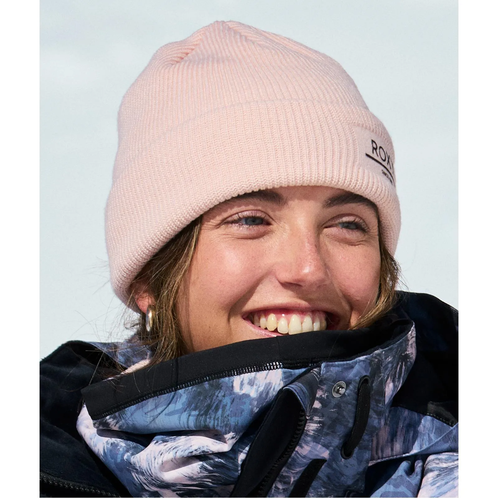 Roxy Womens Folker Rib Knit Beanie