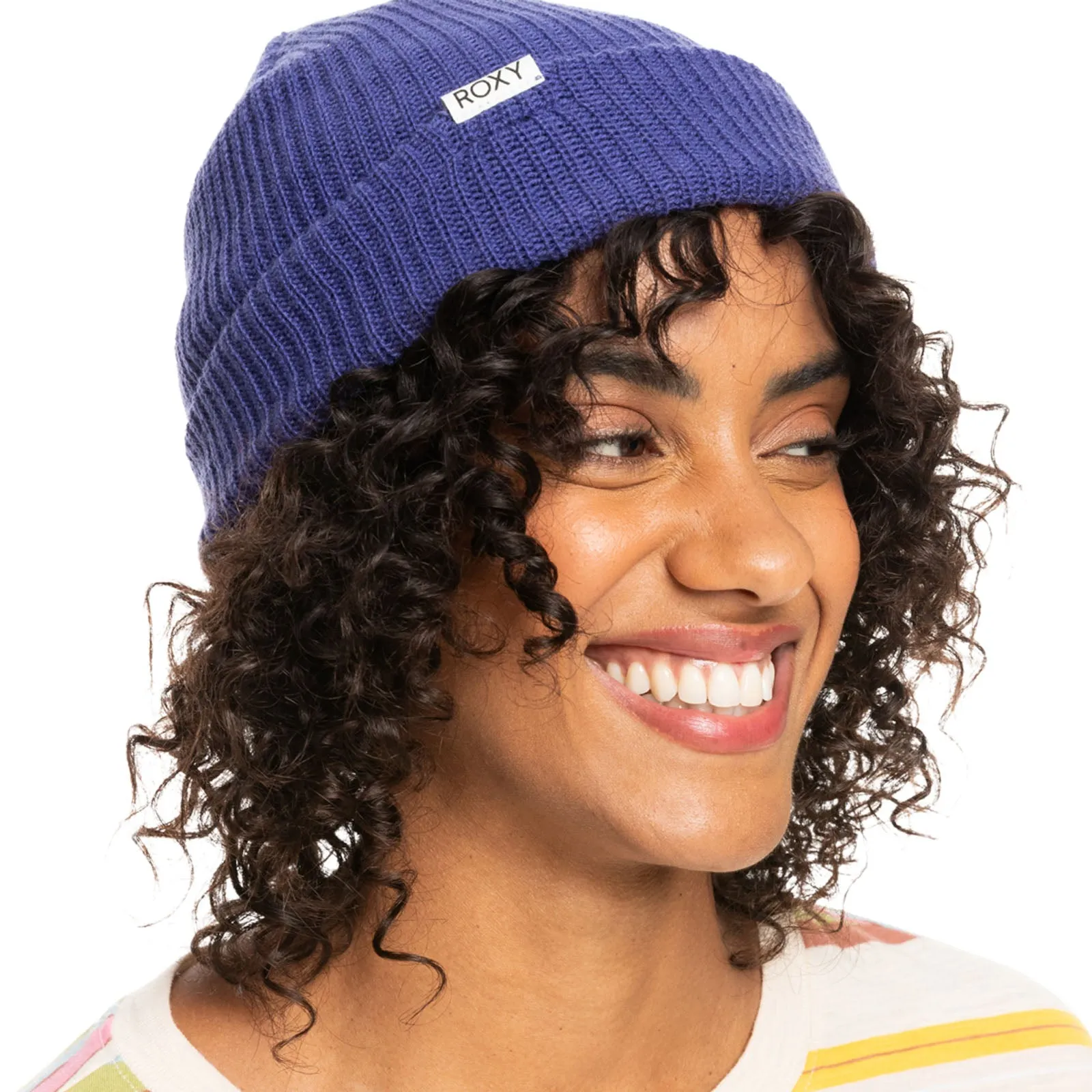 Roxy Womens Island Fox Knitted Cuffed Beanie