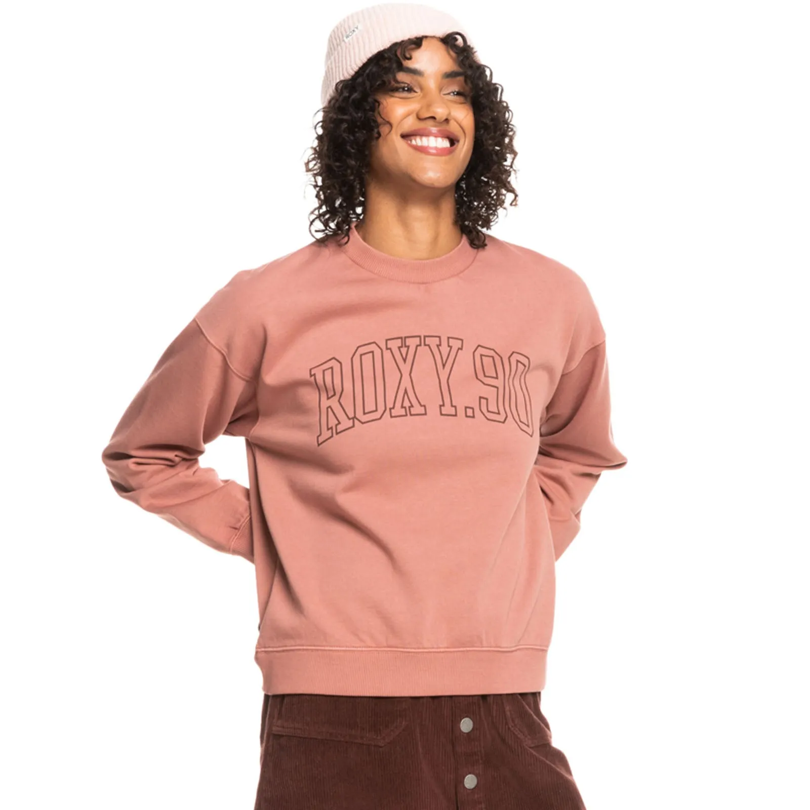 Roxy Womens Island Fox Knitted Cuffed Beanie