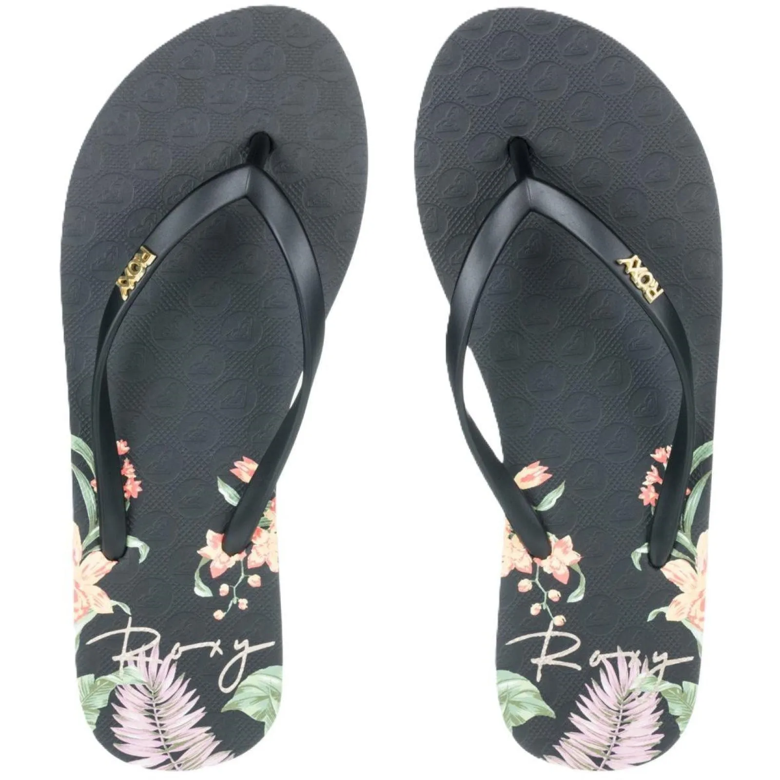 Roxy Womens Viva Printed Flip Flops