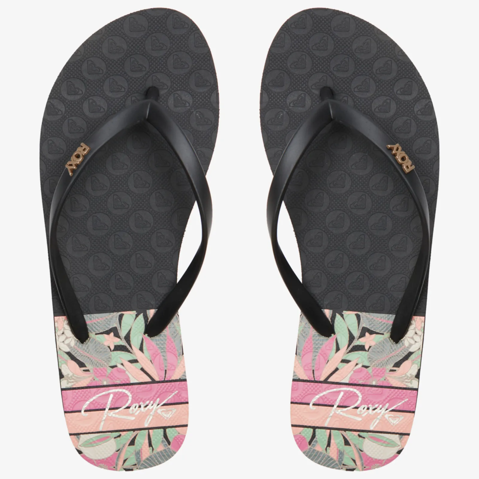 Roxy Womens Viva Printed Flip Flops